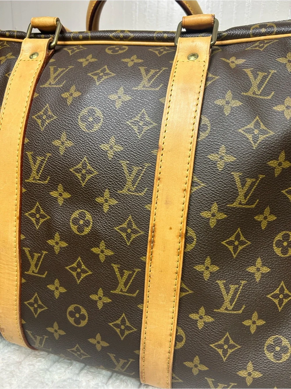 Louis Vuitton Sirius 55 Brown Monogram Canvas Travel Bag